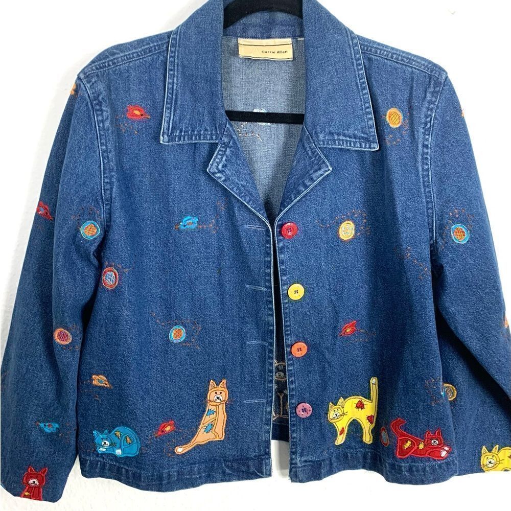Vintage Cat Embroidered Jacket - Picture 6 of 12
